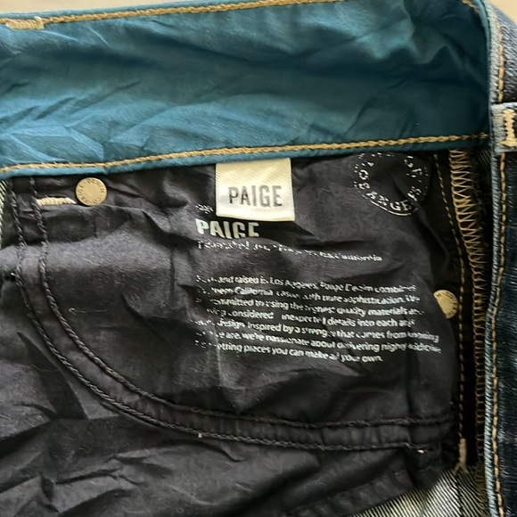 Paige Hidden Hills Flare Leg High Rise Size 32 - Picture 13 of 16